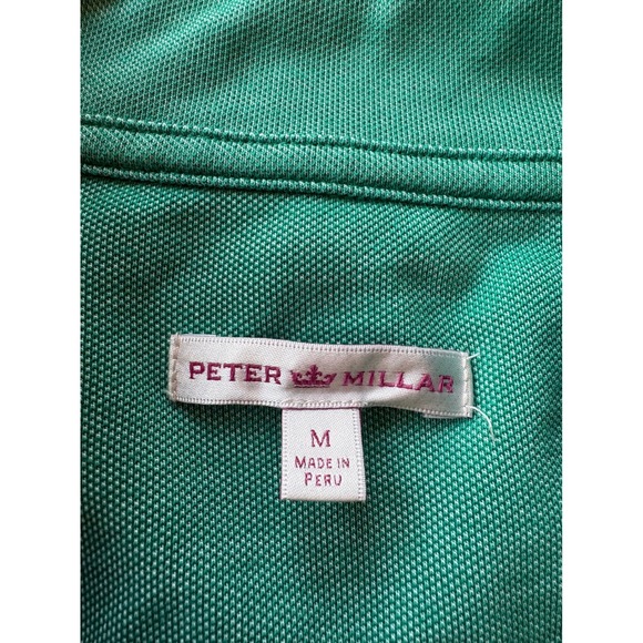 Peter Millar Womens Green Pima Cotton Blend Full Zip Golf Jacket Size M - Picture 3 of 8